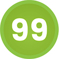 99 Intensitätsstufen