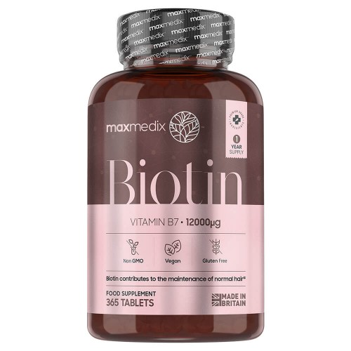 Biotin Haare Tabletten - 12.000mcg, 365 Stk. - vitamine für haare