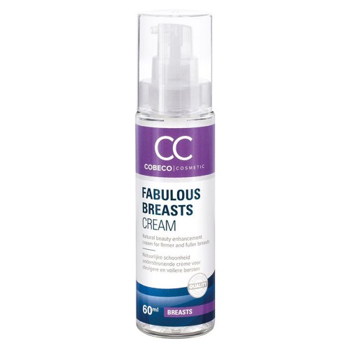 Bruststraffungscreme - Fabulous Breasts Creme zur Straffung der Brust - Bruststraffung Creme mit Allantoin, Hopfenextrakt & Vitamin E - 60ml Creme