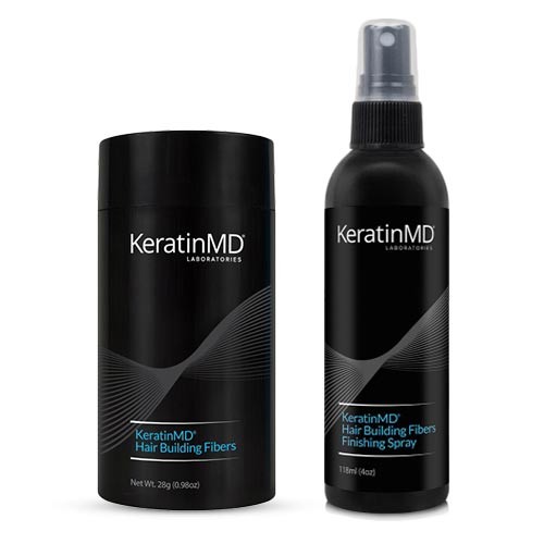 Keratin Combo Pack | Hair Building Fibers + Finishing Spray | ShytoBuy