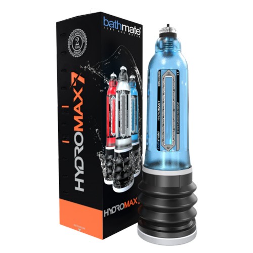 Hydromax - Pumpe zur Vergrößerung des Penis - Penispumpe für Bad oder Dusche - Sicher und bequem - 2 Jahre Garantie - In Blau & Transparent