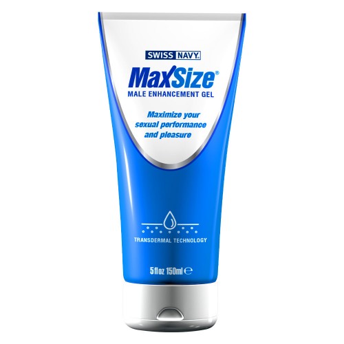 MaxSize Creme - Für Leistungsfähigkeit und Ausdauer beim Mann - Pfefferminzöl für Duft & Geschmack - Mit Butea Superba & Aloe - 148ml Creme