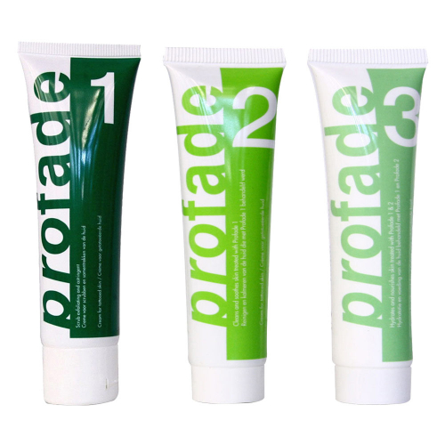 Profade 123 Creme zur Tattooentfernung - 3-Stufen Tattooentfernungscreme - Schmerzlose Methode mit Aloe Vera, Sheabutter & Jojoba - 3 x 60ml
