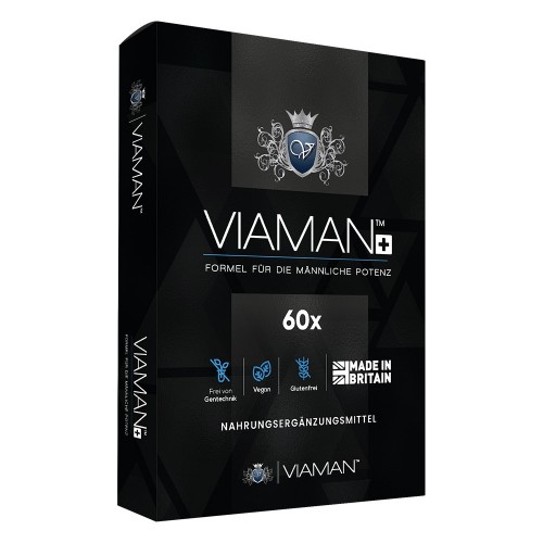 Viaman Plus - 800 mg - 60 Kapseln - Natürliche Leistungssteigerung für Männer - Nahrungsergänzung zur Steigerung der Leistungsfähigkeit und Ausdauer